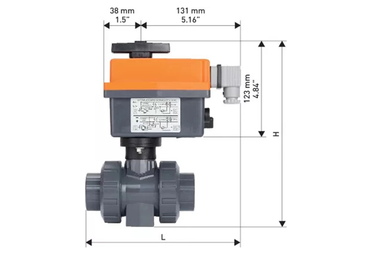 VALV. AUTO PVC-C 3