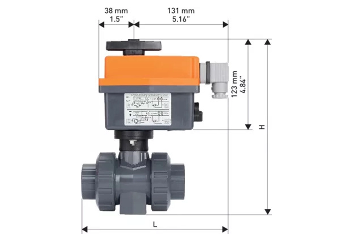 VALV. AUTO PVC-U 2